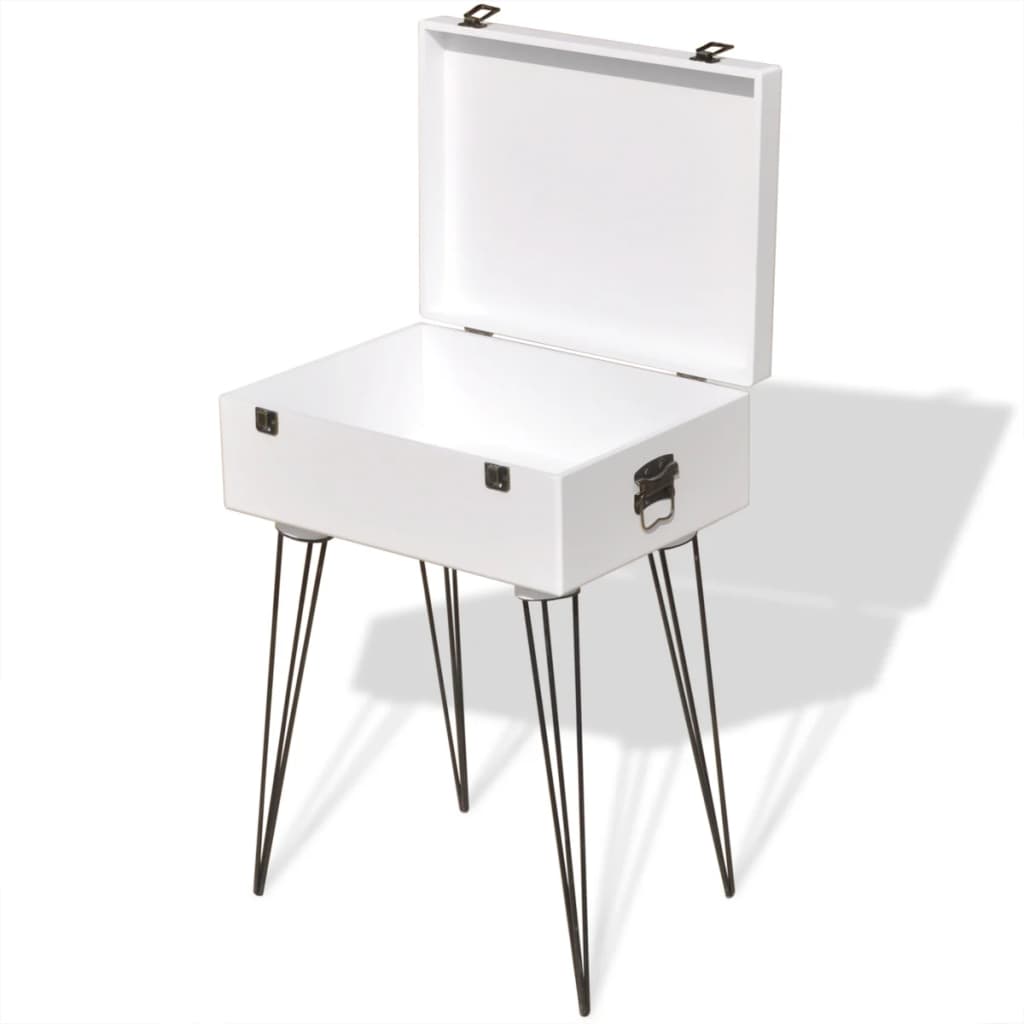 Side Cabinet White - 40×30×57cm