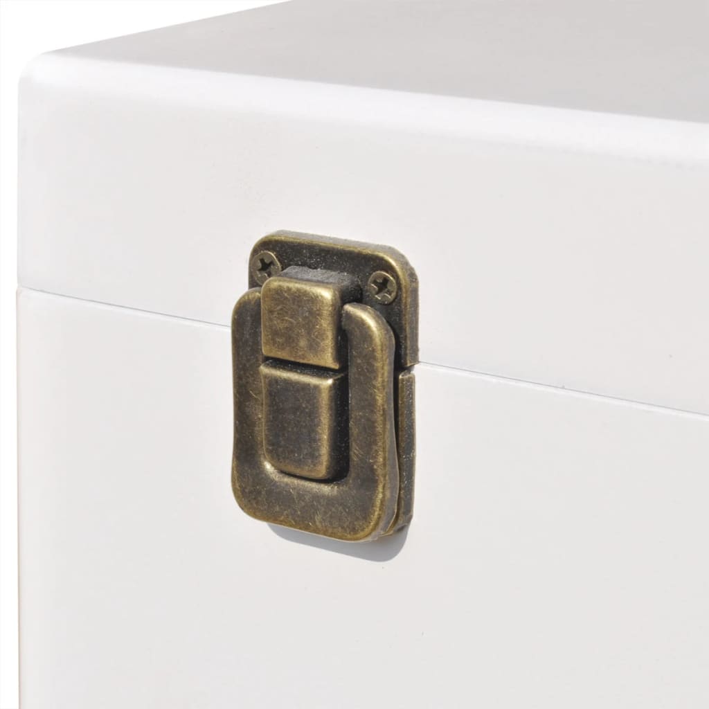 Side Cabinet White - 40×30×57cm