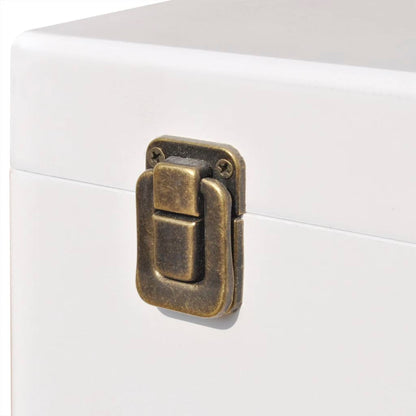 Side Cabinet White - 40×30×57cm