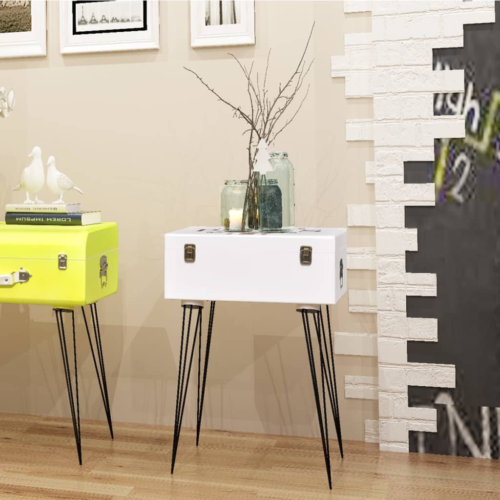 Side Cabinet White - 40×30×57cm