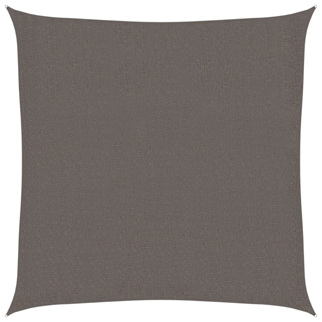 Sunshade Sail HDPE Square Anthracite - 3.6×3.6m