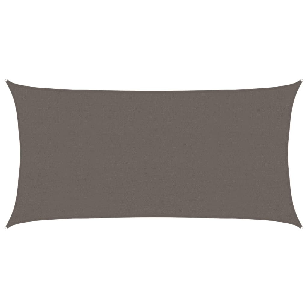Sunshade Sail HDPE Rectangular Anthracite - 2×4m