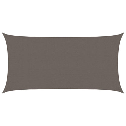 Sunshade Sail HDPE Rectangular Anthracite - 2×4m