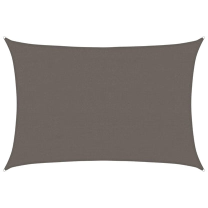Sunshade Sail HDPE Rectangular Anthracite - 4×6m