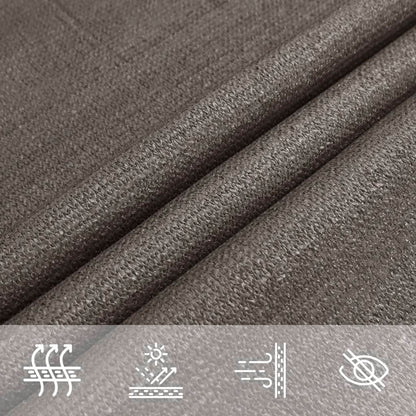 Sunshade Sail HDPE Triangular Anthracite - 3.6×3.6×3.6m