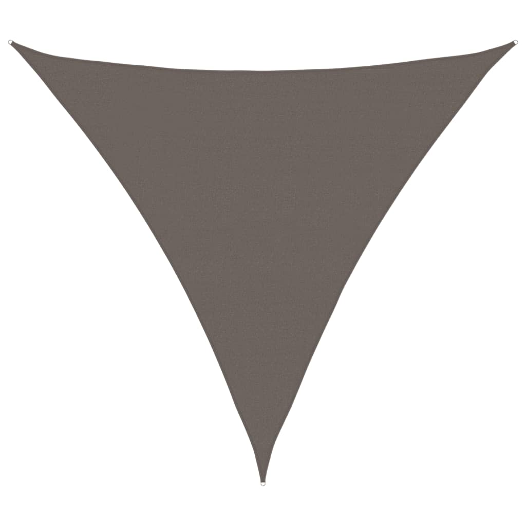 Sunshade Sail HDPE Triangular Anthracite