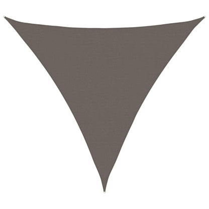 Sunshade Sail HDPE Triangular Anthracite