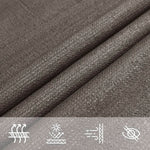 Sunshade Sail HDPE Triangular Anthracite