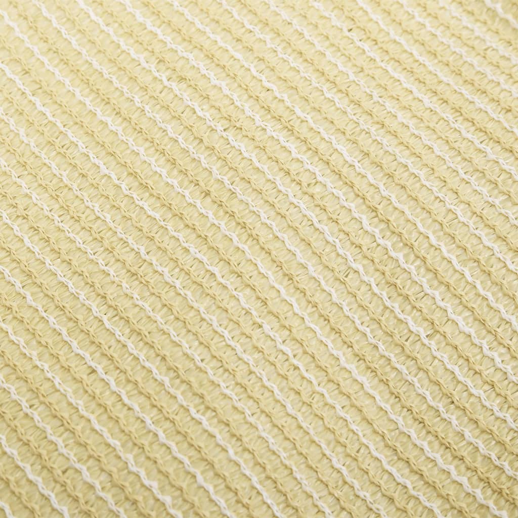 Sunshade Sail HDPE Rectangular Beige