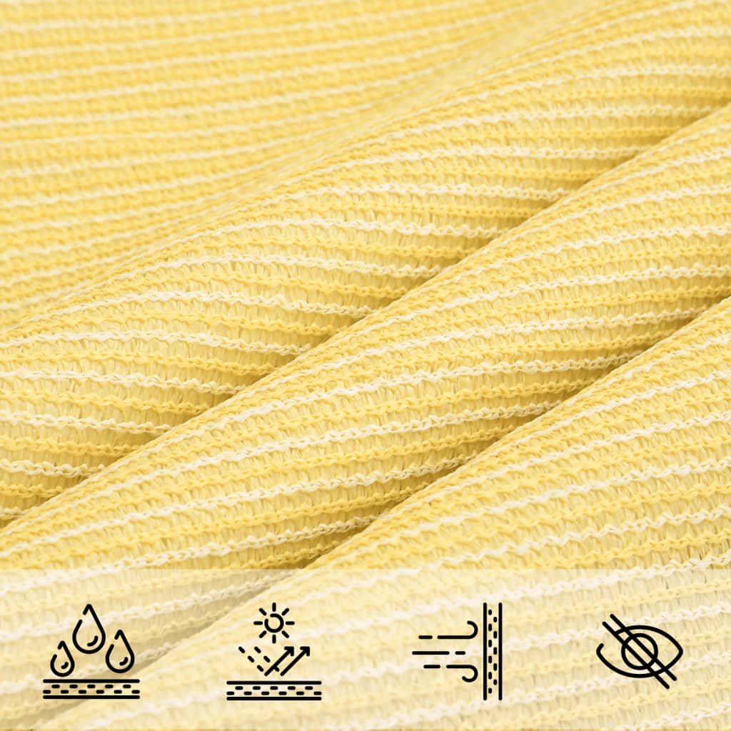 Sunshade Sail HDPE Rectangular Beige