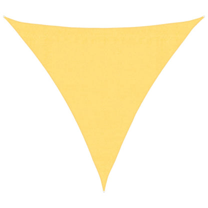Sunshade Sail HDPE Triangular Beige - 3.6×3.6×3.6m