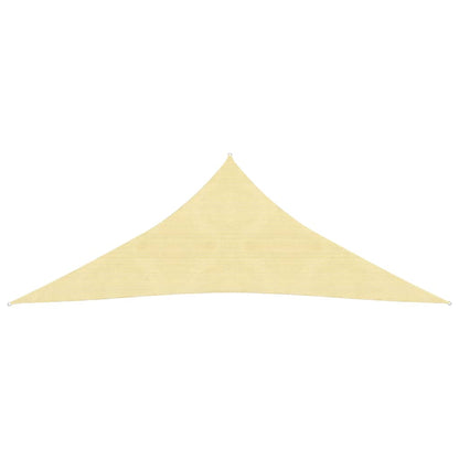 Sunshade Sail HDPE Triangular Beige