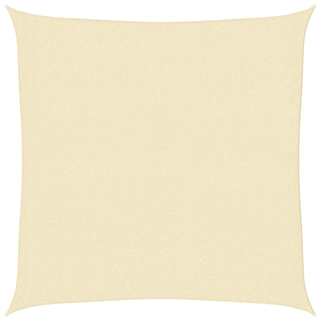 Sunshade Sail HDPE Square  Cream