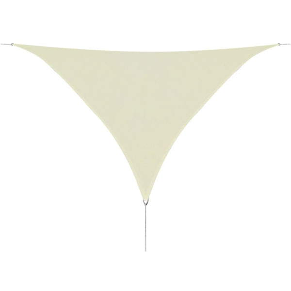  Sunshade Sail HDPE Triangular Cream