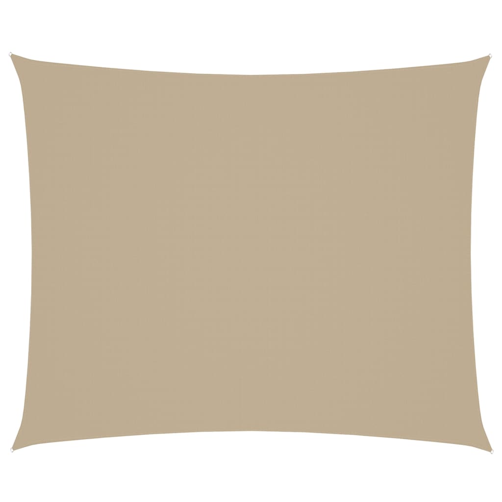 Sunshade Sail Oxford Fabric Rectangular  Beige