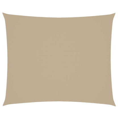 Sunshade Sail Oxford Fabric Rectangular  Beige