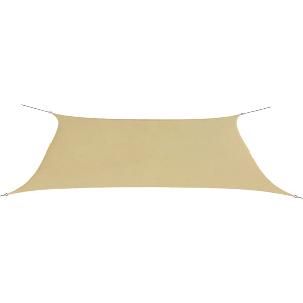  Sunshade Sail Oxford Fabric Rectangular  Beige
