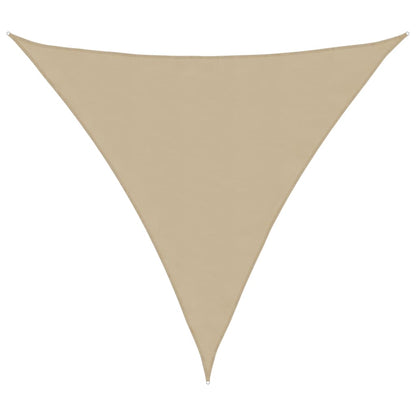 Sunshade Sail Oxford Fabric Triangular  Beige