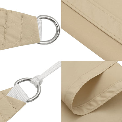 Sunshade Sail Oxford Fabric Triangular - Beige