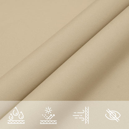 Sunshade Sail Oxford Fabric Triangular - Beige