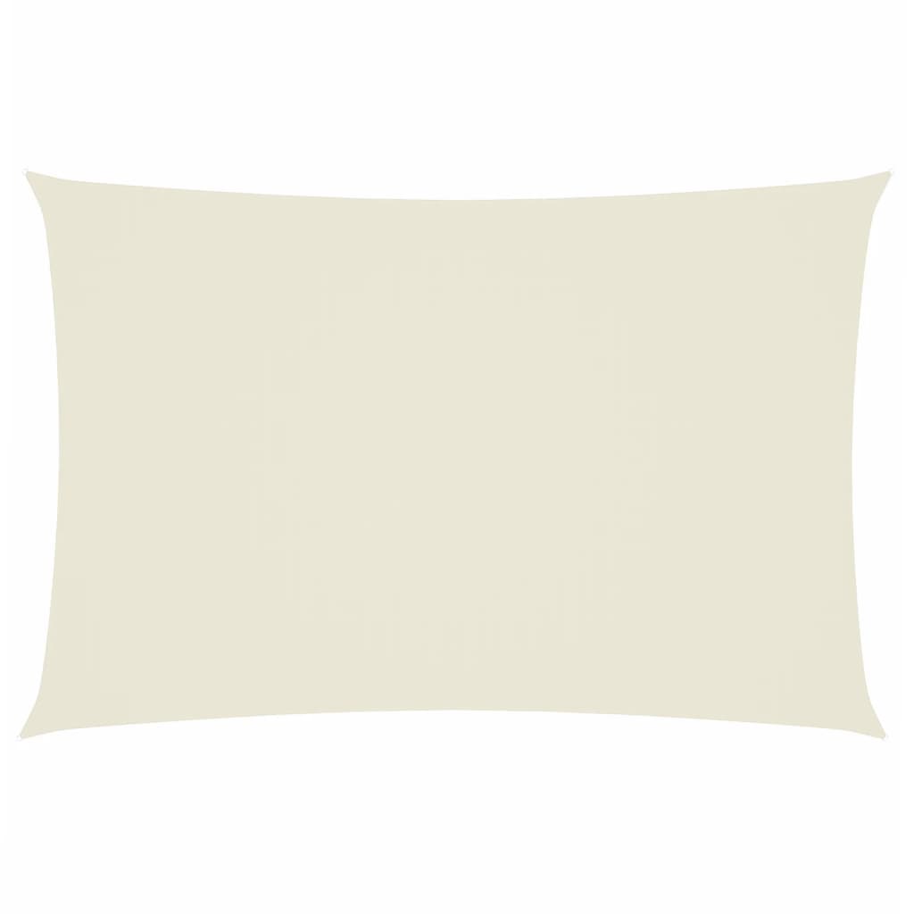 Sunshade Sail Oxford Fabric Rectangular Cream