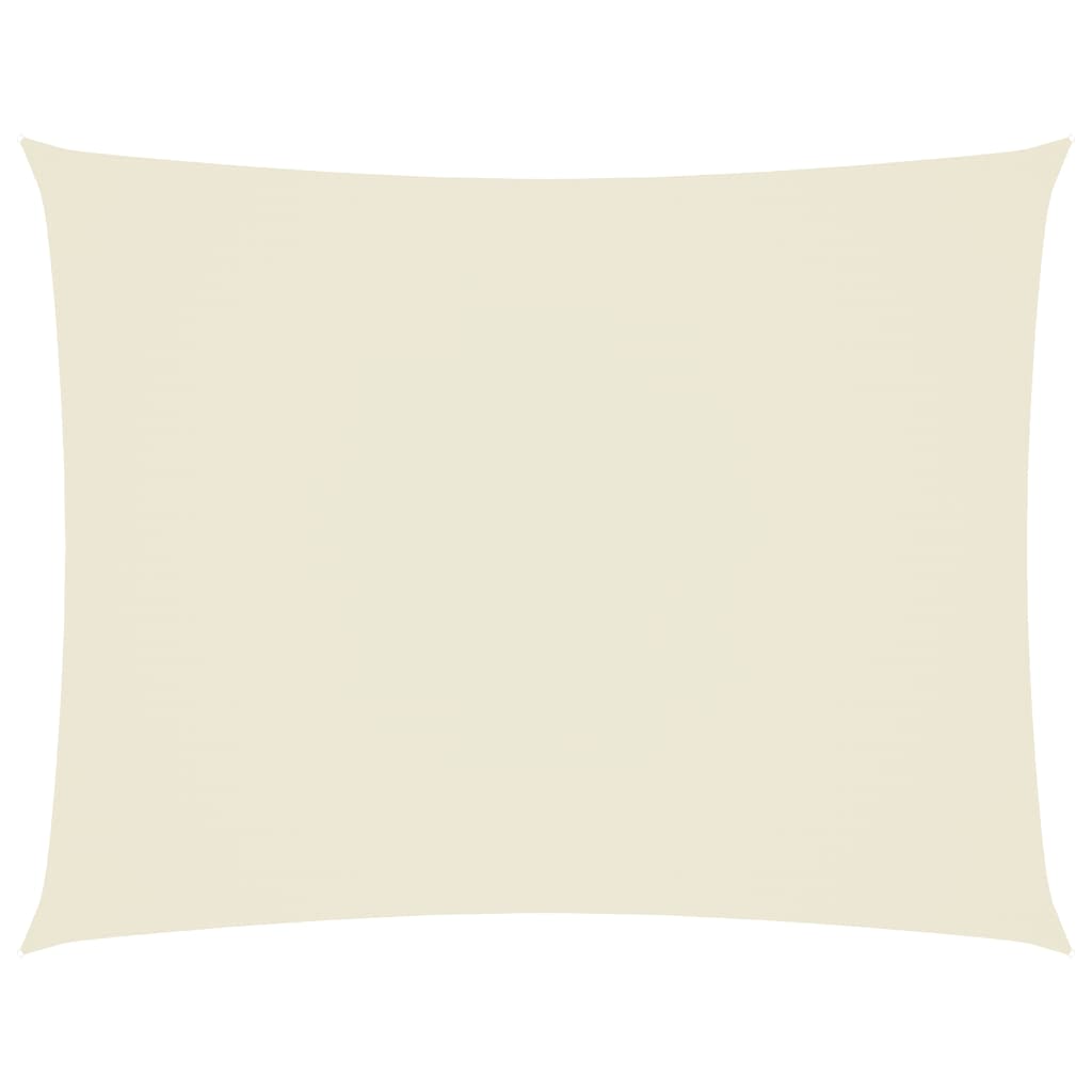 Sunshade Sail Oxford Fabric Rectangular - Cream