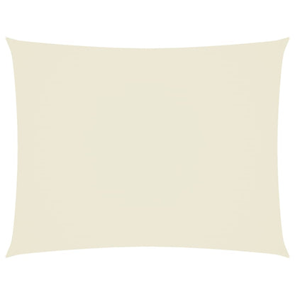 Sunshade Sail Oxford Fabric Rectangular - Cream