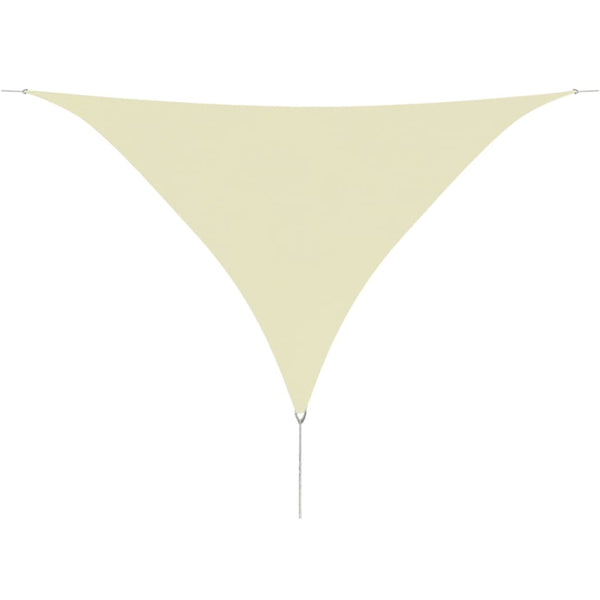  Sunshade Sail Oxford Fabric Triangular  Cream