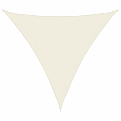 Sunshade Sail Oxford Fabric Triangular Cream