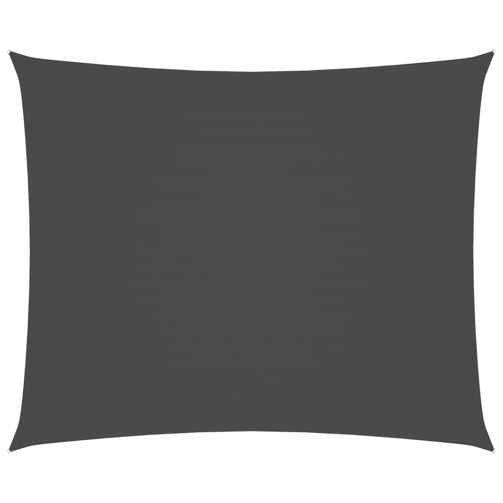 Sunshade Sail Oxford Fabric Rectangular Anthracite