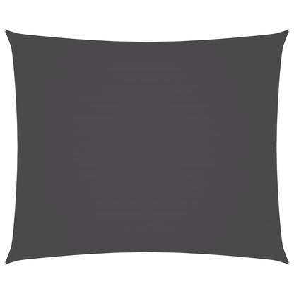 Sunshade Sail Oxford Fabric Rectangular Anthracite