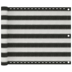 Balcony Screen HDPE  Anthracite & White