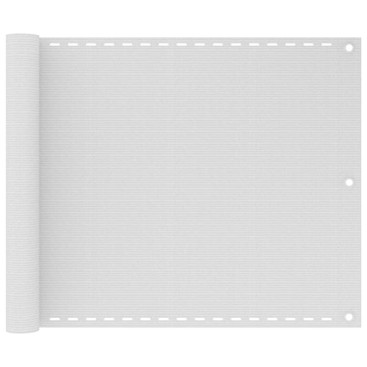 Balcony Screen HDPE - White