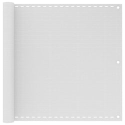 Balcony Screen HDPE / White