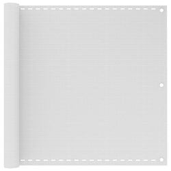 Balcony Screen HDPE, White