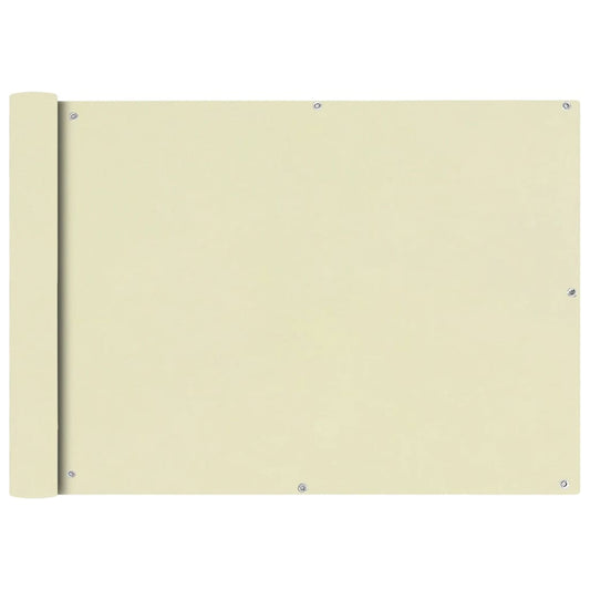 Balcony Screen Oxford Fabric  Cream