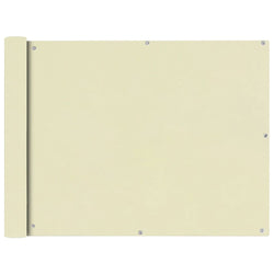 Balcony Screen Oxford Fabric, Cream