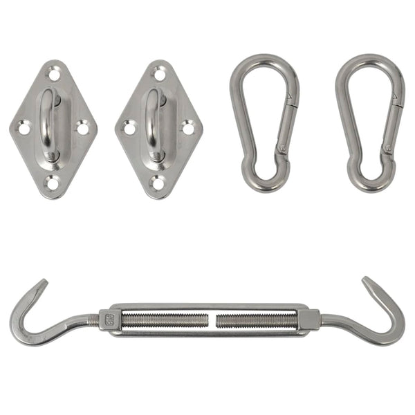  Five Piece Sunshade Sail Mounting Kit Stainless Steel