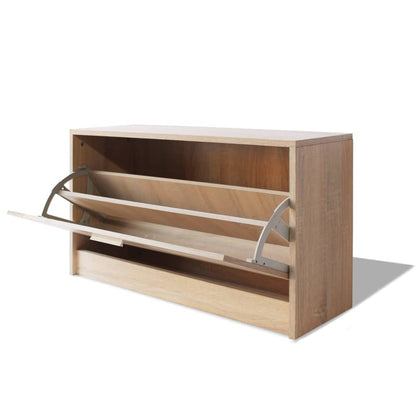 Shoe Storage Bench Oak