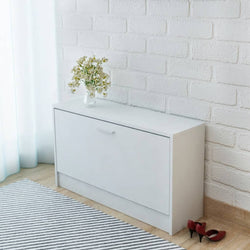 Shoe Storage Bench White