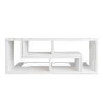 TV Cabinet Double L-Shaped White