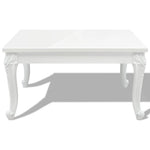 Coffee Table High Gloss - White