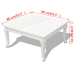 Coffee Table High Gloss - White