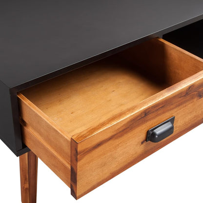 Coffee Table Solid Acacia Wood - 90×50×40cm