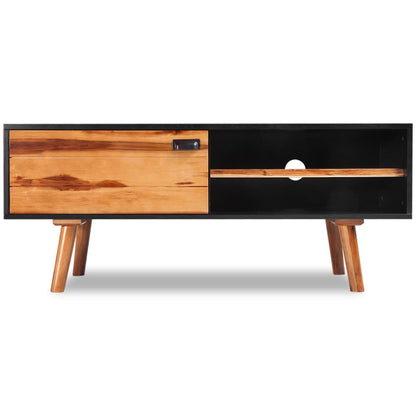 Tv Cabinet Solid Acacia Wood - 120×35×50cm