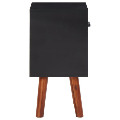 Solid Acacia Wood Bedside Cabinet