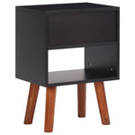 Solid Acacia Wood Bedside Cabinet