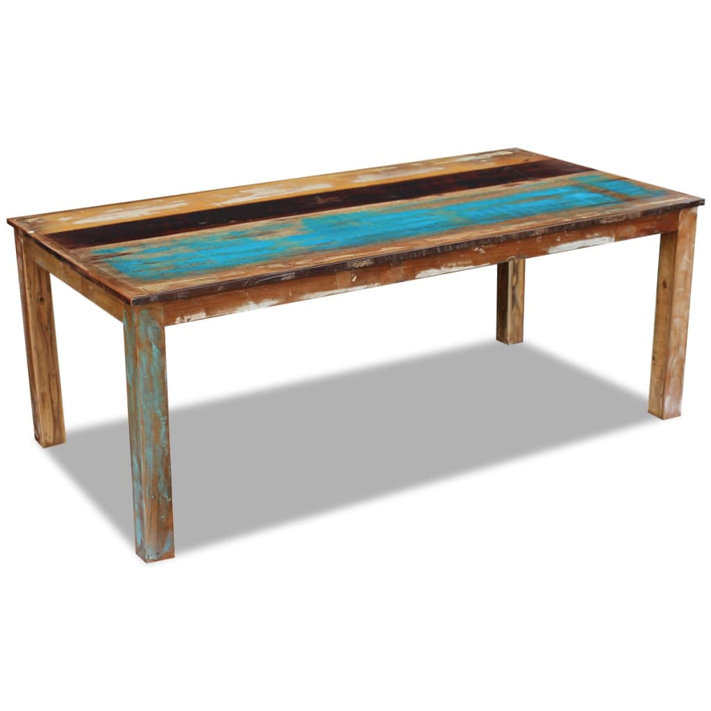 Dining Table, Solid Reclaimed Wood - 200×100×76cm