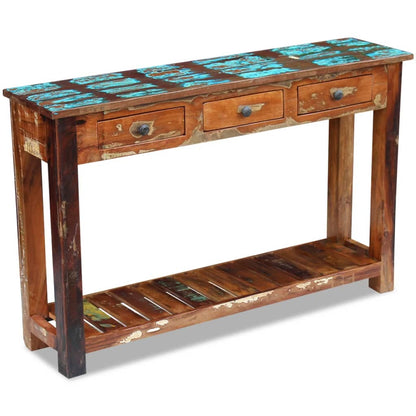 Console Table Solid Reclaimed Wood - 120×30×76cm