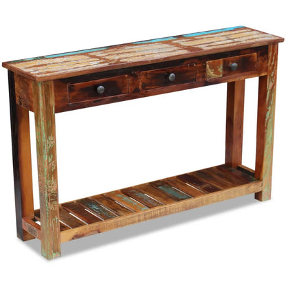 Console Table Solid Reclaimed Wood - 120×30×76cm